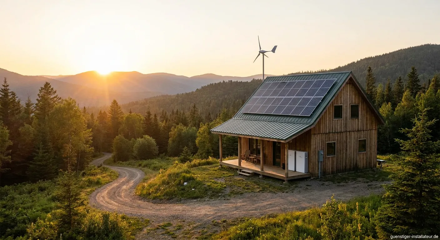 Off-Grid Solaranlage mit Batteriespeicher