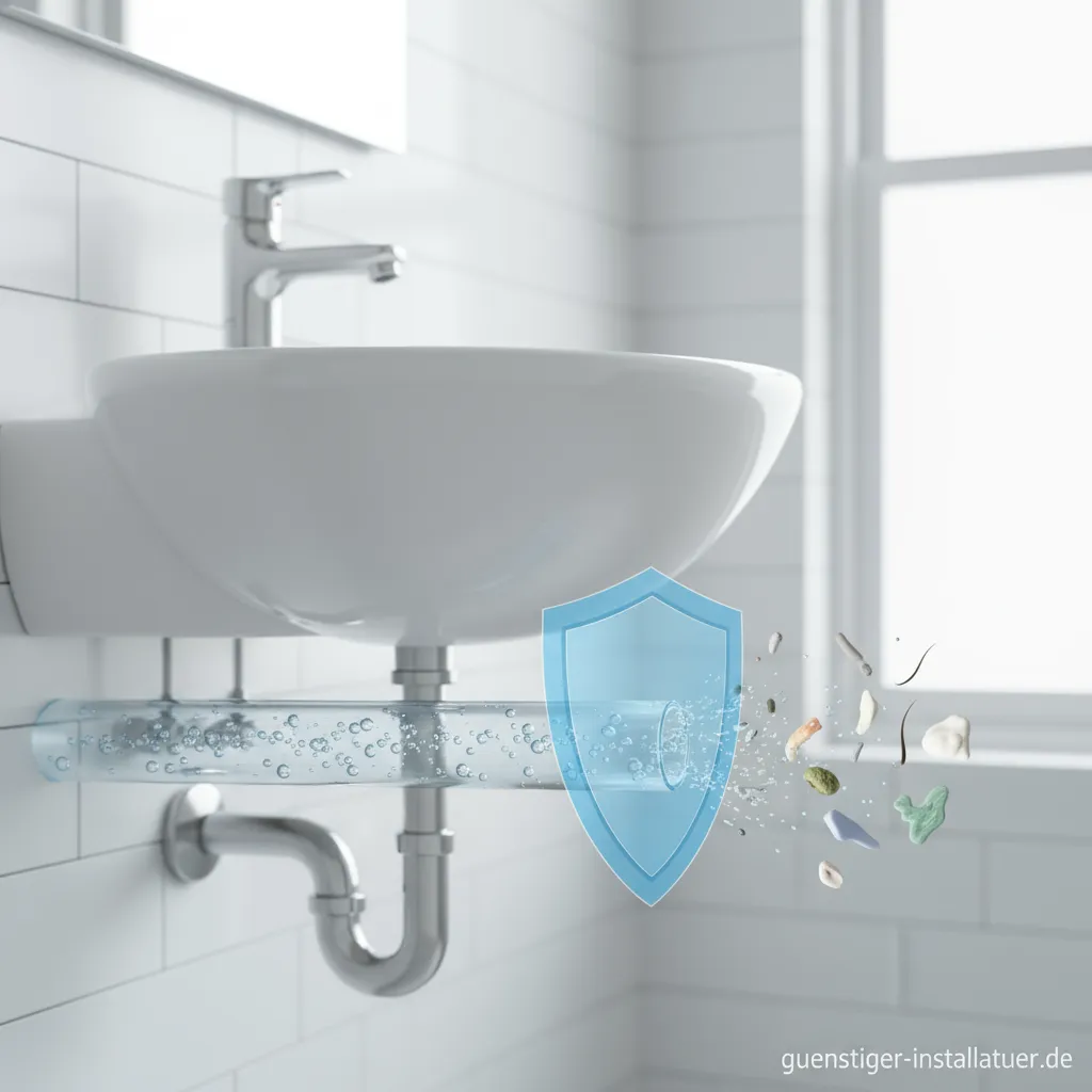 Professionelle präventive Rohrreinigung eines Abflusssystems